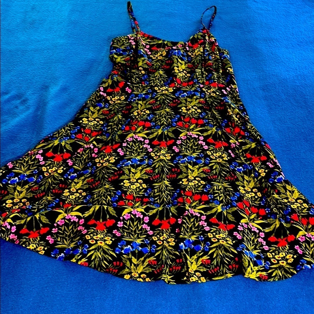 Old Navy Black Floral Dress